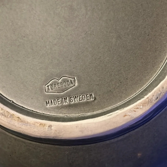 Vintage Swedish Töreboda Keramik set of 3 asymétrique bowl - Picture 5 of 6